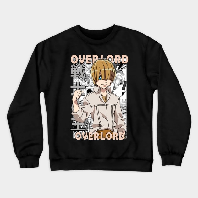 Nfirea Bareare Overlord brdo weeaboo guild Manga Style Anime Crewneck Sweatshirt by rWashor